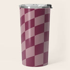 Wavy Ripe Berry x Dusty Mauve Travel Mug Gallery Image 2