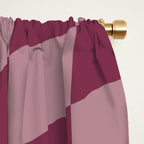 Wavy Ripe Berry x Dusty Mauve Window Curtain Gallery Image 2