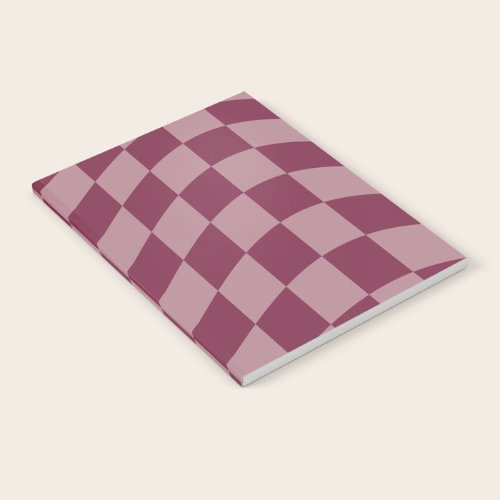 Wavy Ripe Berry x Dusty Mauve Notebook Gallery Image 2
