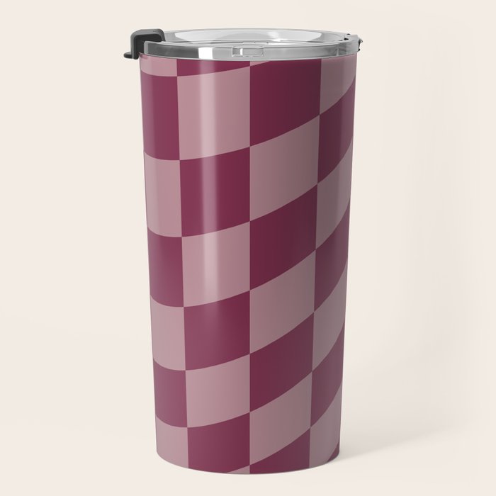 Wavy Ripe Berry x Dusty Mauve Travel Mug Gallery Image 3