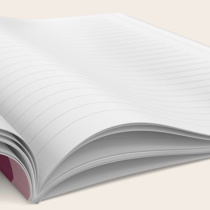 Wavy Ripe Berry x Dusty Mauve Notebook Gallery Image 2