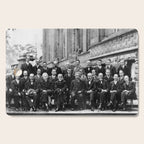 World-Renowned Physicists of 1927 at Solvay Conference Cutting Board Gallery Image 1