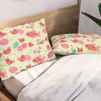 Cherry shrimp and Cherry barb Pillow Sham Gallery Image 2