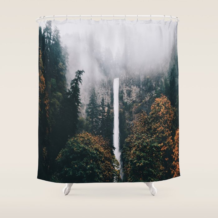 Multnomah Falls Shower Curtain Gallery Image 1