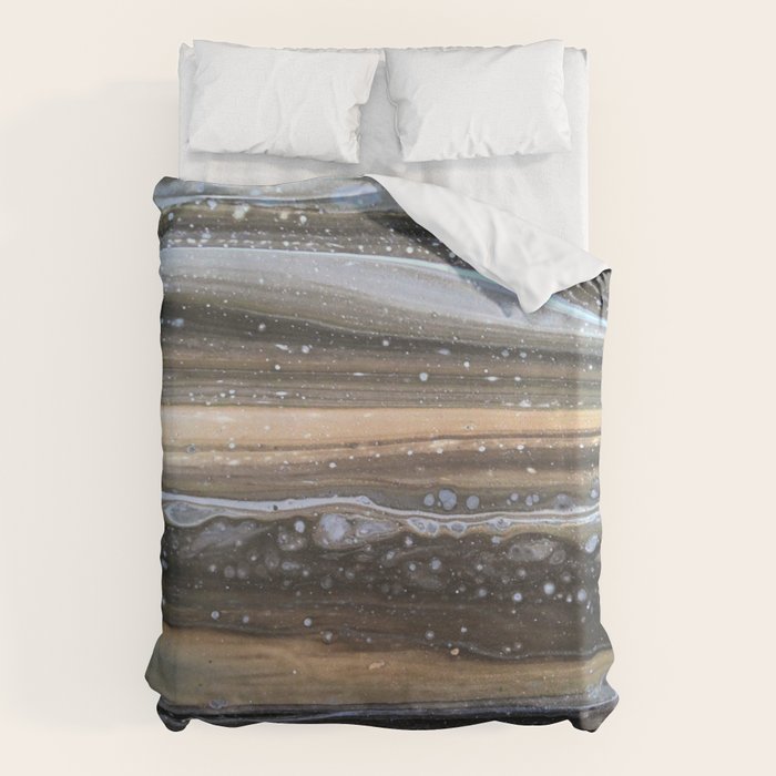 Snow on Brownsville Duvet Cover Gallery Image 1