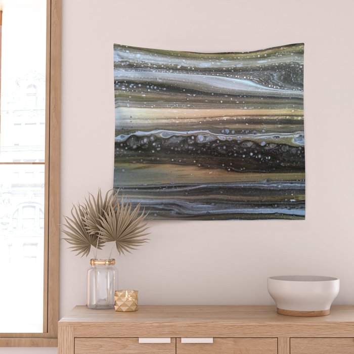 Snow on Brownsville Wall Tapestry Gallery Image 2