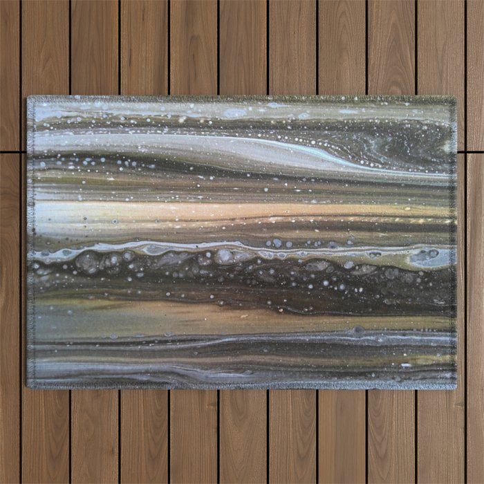 Snow on Brownsville Outdoor Rug Gallery Image 1