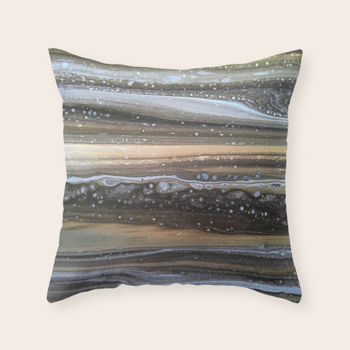 Snow on Brownsville Throw Pillow Gallery Image 6