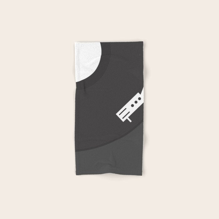 Vinyl Record Bath Towel Gallery Image 1