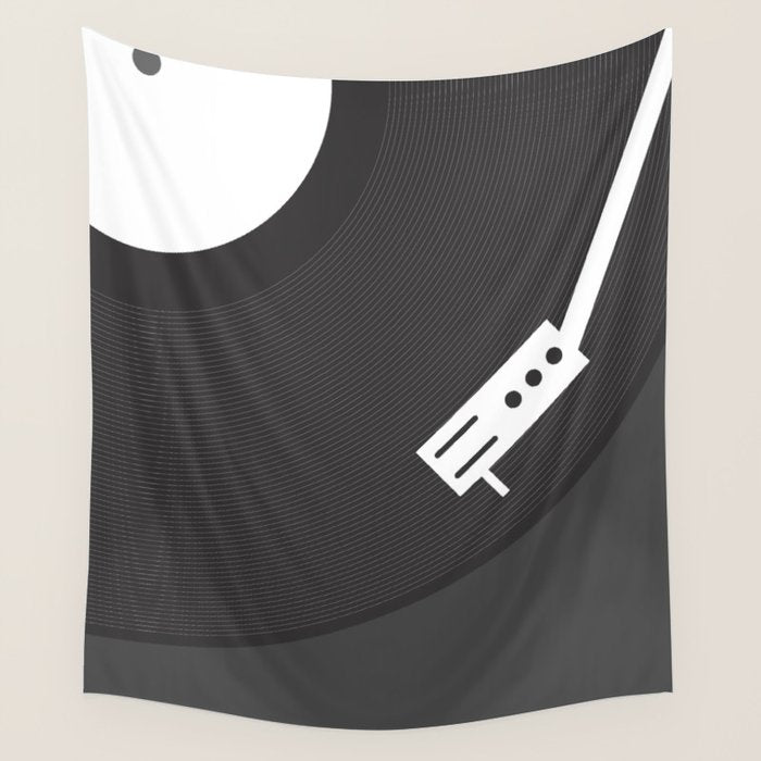 Vinyl Record Wall Tapestry Gallery Image 1