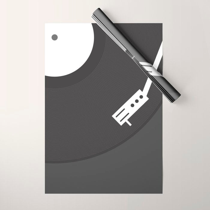Vinyl Record Wrapping Paper Gallery Image 1