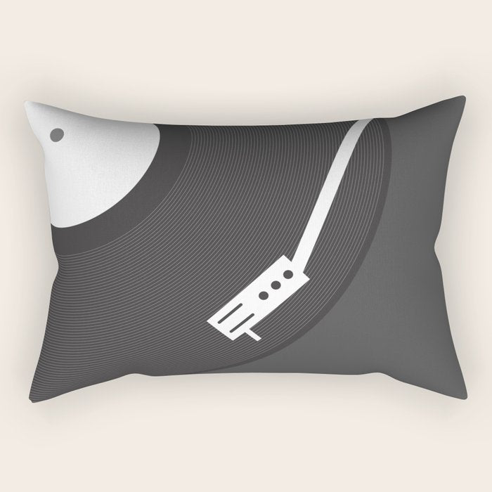 Vinyl Record Rectangular Pillow Gallery Image 1