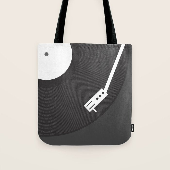 Vinyl Record Tote Bag Gallery Image 1