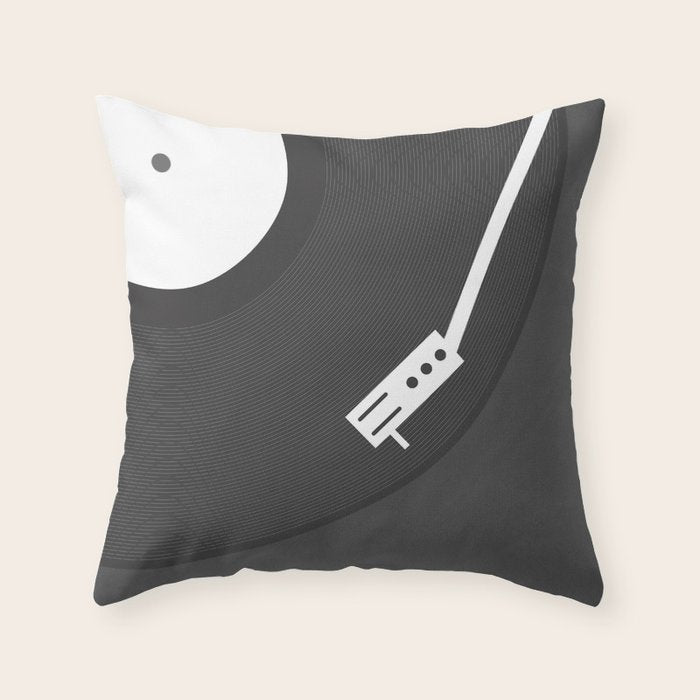 Vinyl Record Throw Pillow Gallery Image 6