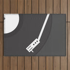 Vinyl Record Outdoor Rug Gallery Image 1