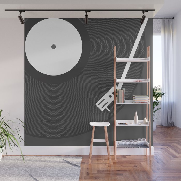 Vinyl Record Wall Mural Gallery Image 1