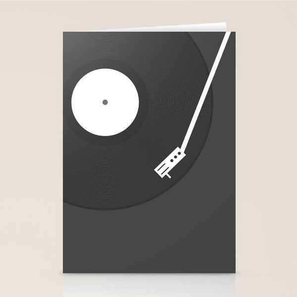 Vinyl Record Stationery Card Gallery Image 2