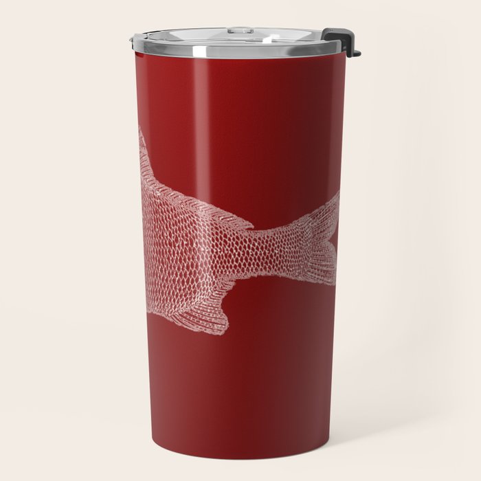 red fish poisson Travel Mug Gallery Image 2