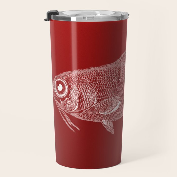 red fish poisson Travel Mug Gallery Image 3