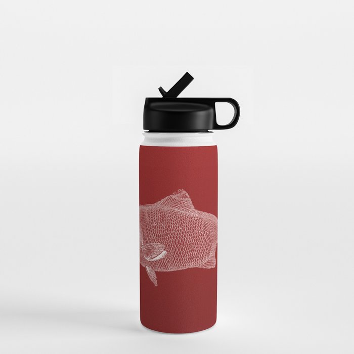 red fish poisson Water Bottle Gallery Image 1