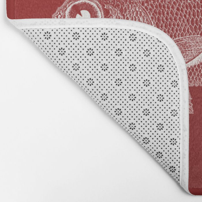 red fish poisson Bath Mat Gallery Image 2