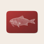 red fish poisson Bath Mat Gallery Image 1
