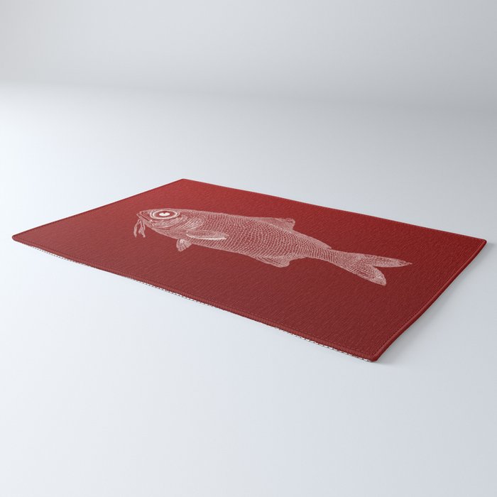 red fish poisson Rug Gallery Image 3