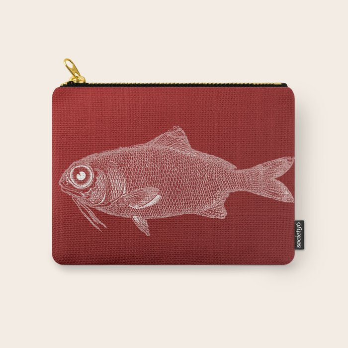 red fish poisson Carry All Pouch Gallery Image 1