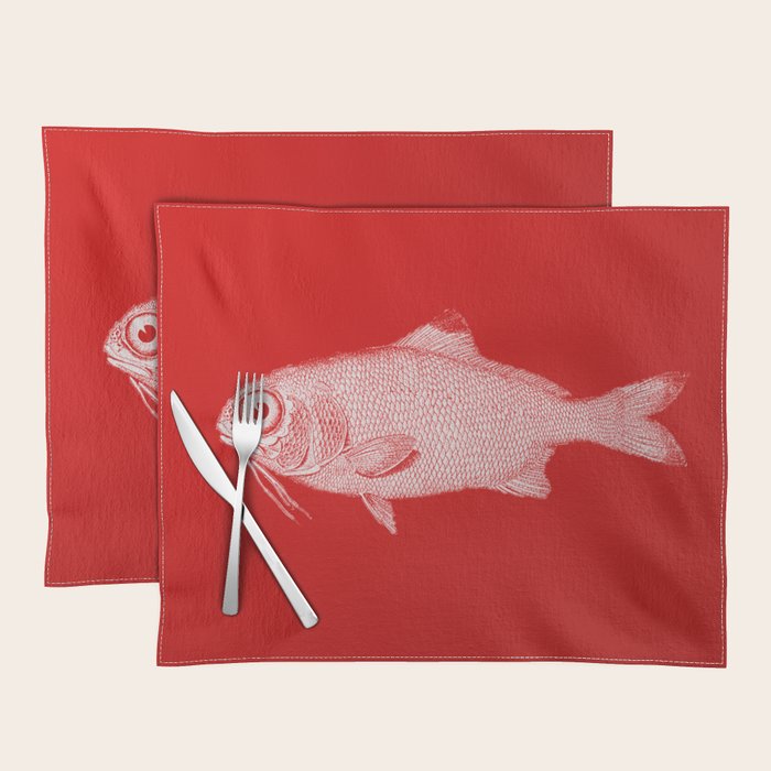 red fish poisson Placemat Gallery Image 1