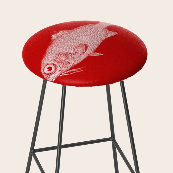 red fish poisson Stool Gallery Image 2