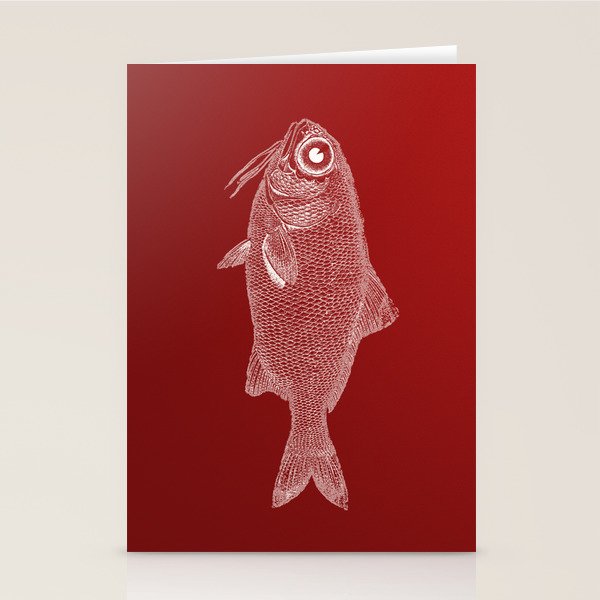 red fish poisson Stationery Card Gallery Image 2
