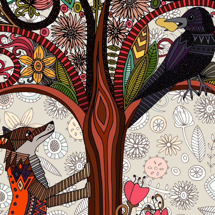 fox and crow Coffee Mug Gallery Image 2