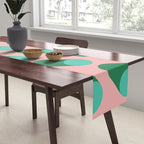 BAUHAUS POP BASIL Table Runner Gallery Image 2