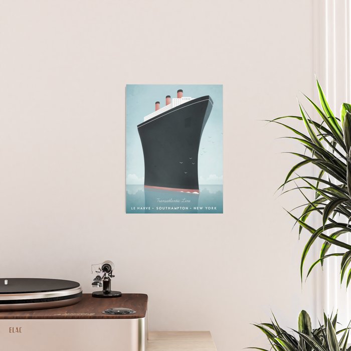 Vintage Travel Poster - Cruise Ship Poster Gallery Image 2