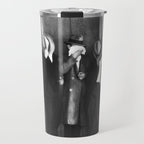 La cosa nostra arrest mug shot Sugar House Gang criminal mob bootleggers hiding faces behind hats black and white photgraph - photgraphy - photographs Travel Mug Gallery Image 1