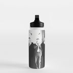 La cosa nostra arrest mug shot Sugar House Gang criminal mob bootleggers hiding faces behind hats black and white photgraph - photgraphy - photographs Water Bottle Gallery Image 3