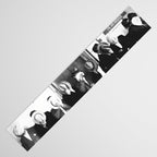 La cosa nostra arrest mug shot Sugar House Gang criminal mob bootleggers hiding faces behind hats black and white photgraph - photgraphy - photographs Table Runner Gallery Image 3