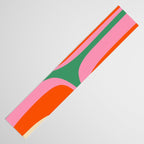 Retro Groove Colorful Vibrant Abstract Pattern Table Runner Gallery Image 3