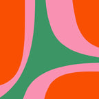 Retro Groove Colorful Vibrant Abstract Pattern Coffee Mug Gallery Image 2