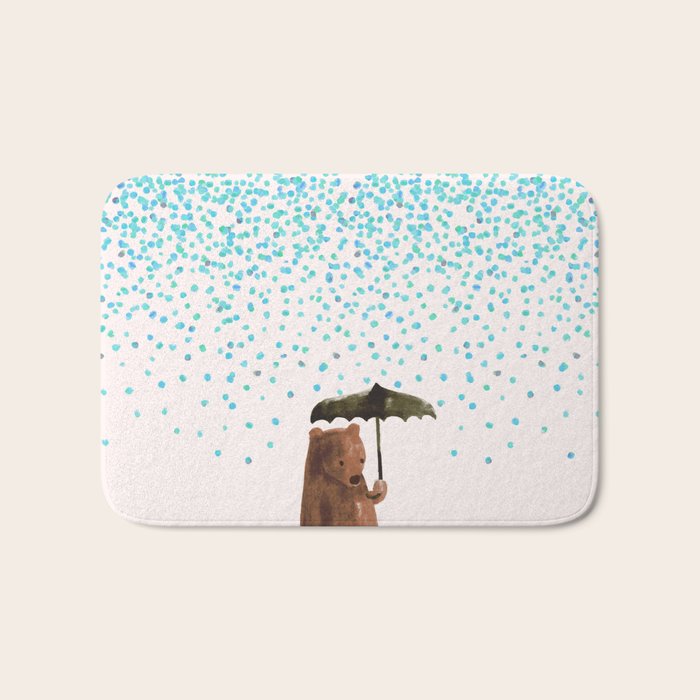 Rain rain go away Bath Mat Gallery Image 1