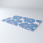 Rosette Succulents - Blue Palette Rug Gallery Image 3