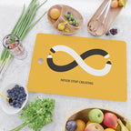 Never stop creating (the infinity pencil) Cutting Board Gallery Image 2