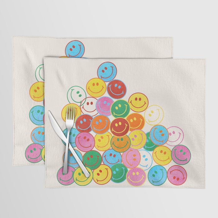 Lots of Smileys Placemat Gallery Image 1