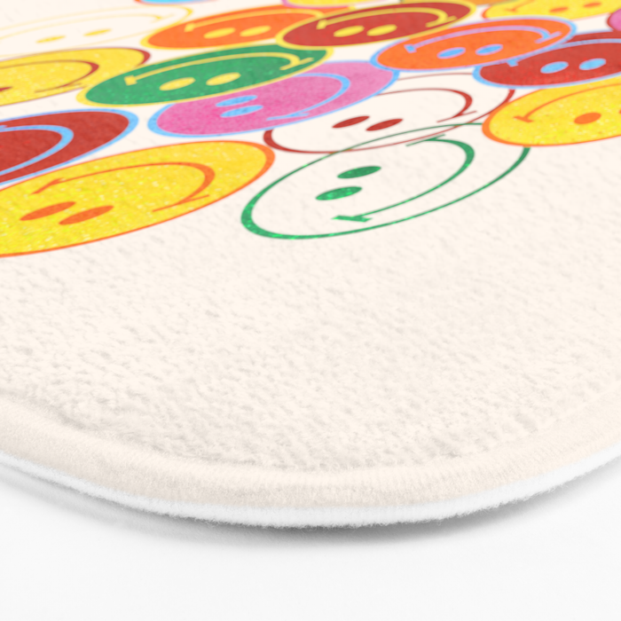Lots of Smileys Bath Mat Gallery Image 3
