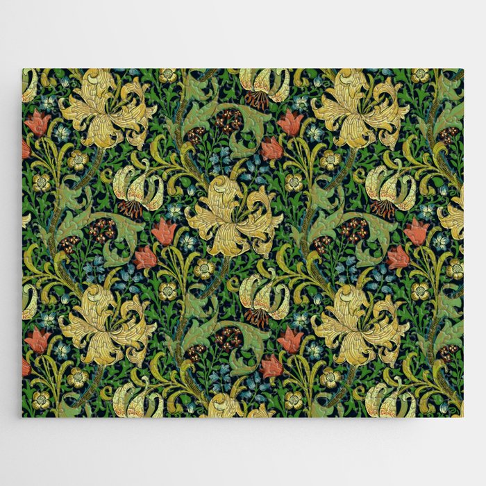 William Morris "Golden Lily" 4 Jigsaw Puzzle Gallery Image 1