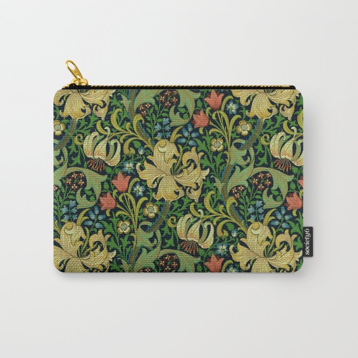 William Morris "Golden Lily" 4 Carry All Pouch Gallery Image 1