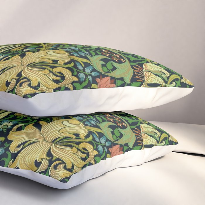 William Morris "Golden Lily" 4 Pillow Sham Gallery Image 3