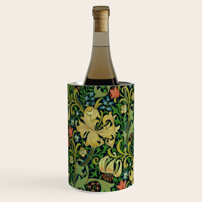 William Morris "Golden Lily" 4 Wine Chiller Gallery Image 1