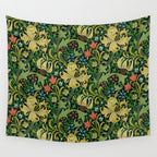 William Morris "Golden Lily" 4 Wall Tapestry Gallery Image 4