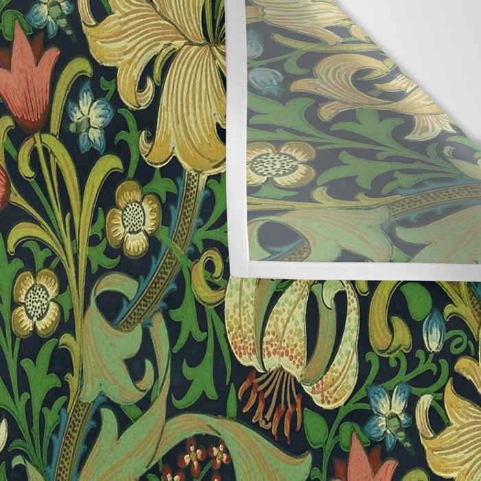 William Morris "Golden Lily" 4 Wall Tapestry Gallery Image 3